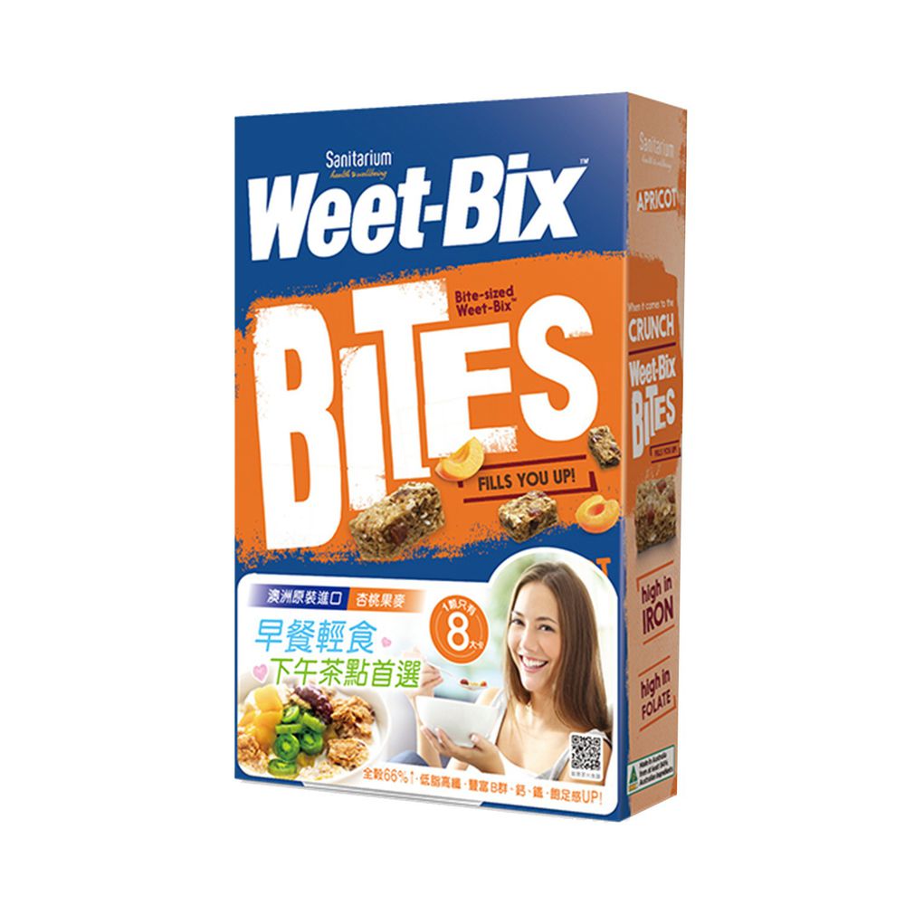 澳洲Weet-Bix - 全榖片 Mini-杏桃果麥 (效期到:2019.09.13)-500g/盒