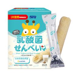 小兒利撒爾Risal - 乳酸菌夾心米果-豆乳口味-8支/盒