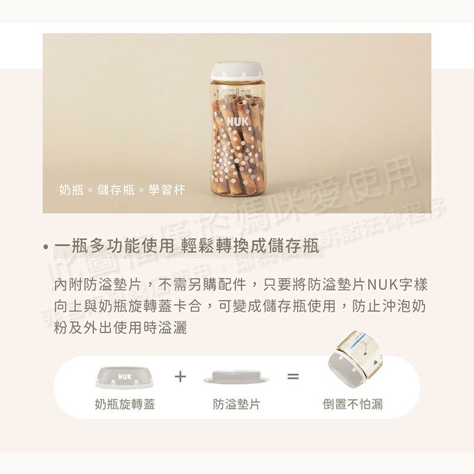 德國 NUK - 防脹氣感溫奶瓶新生兒禮盒-Love Your Self 聯名