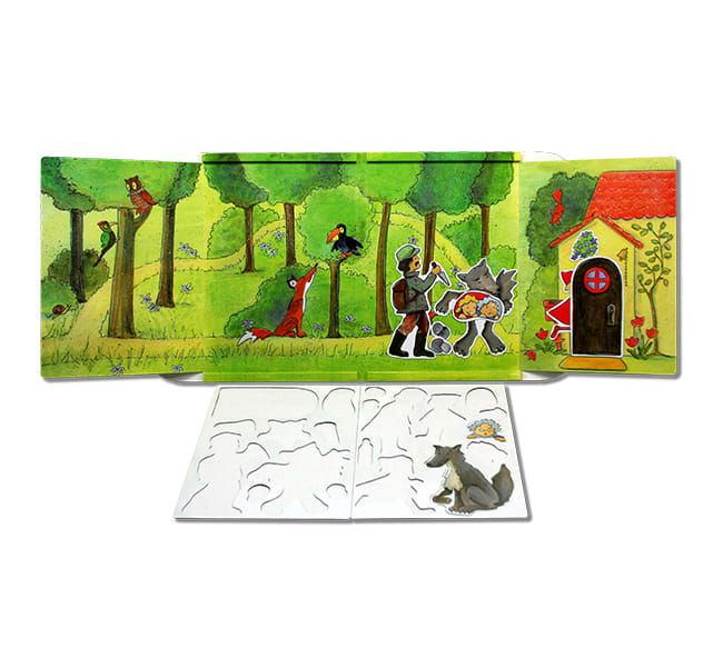 比利時艾格蒙 - 繪本風故事磁鐵書-馬克斯春夏秋冬