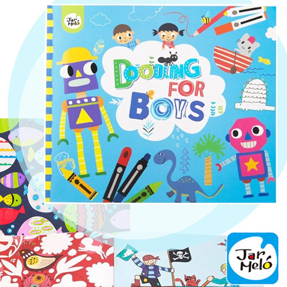 兒童塗鴉本-男孩版 JA93566
