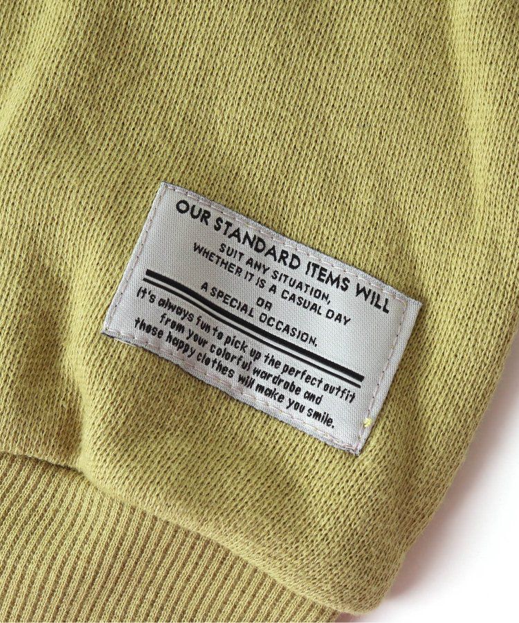 日本 BREEZE - 純棉裏毛糖果印花長袖上衣-黑