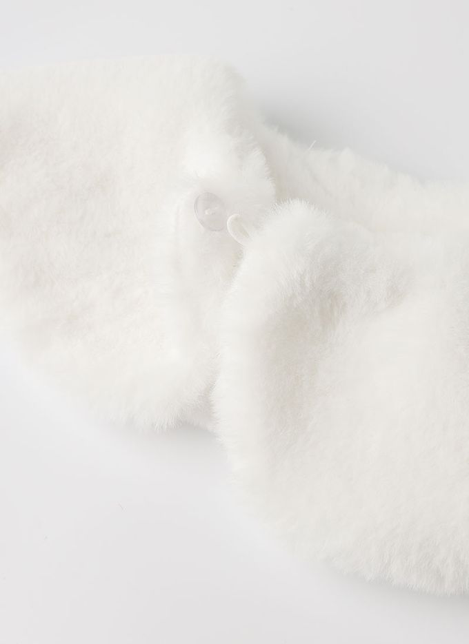 韓國 OZKIZ - (可拆式領)毛絨領結內磨毛洋裝/聖誕-綠