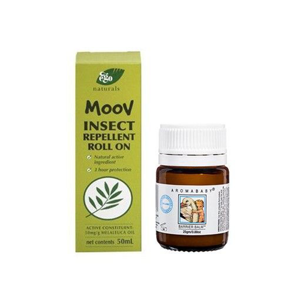 澳洲意高Ego - Ego天然茶樹防蚊滾珠50ml+Aromababy呵護膏25ml