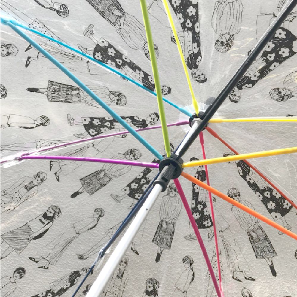 日本Caetla - Caetla Evereon 可替換式環保輕量傘-時尚女孩