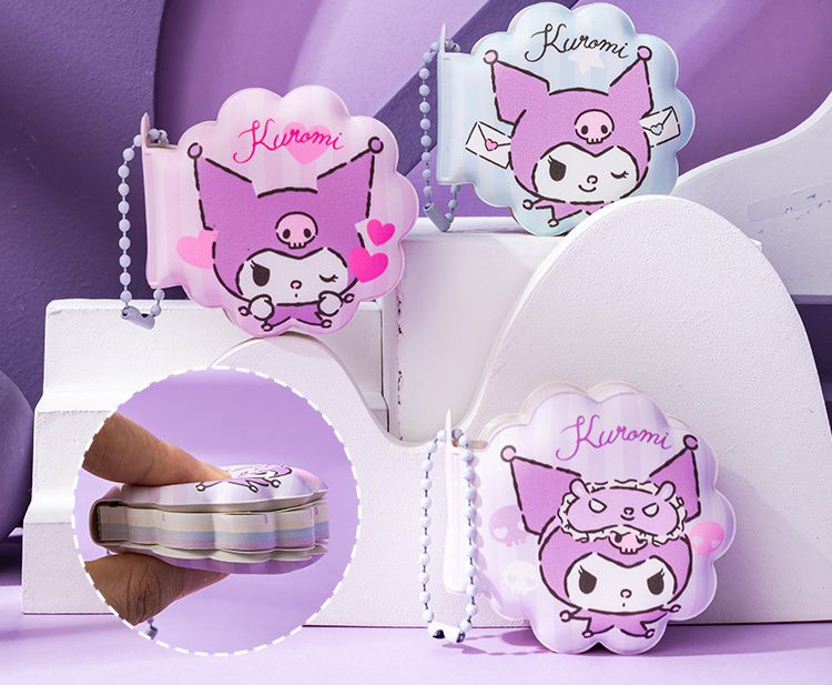 卡通減壓口袋筆記本-卡通人物美樂蒂 (5.3x5cm)-款式隨機