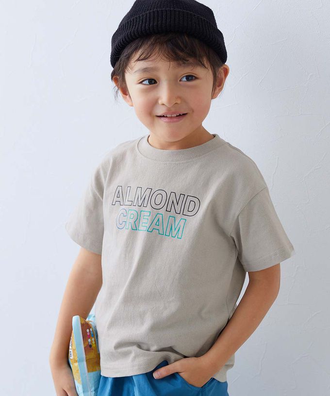 日本 devirock - 純棉定番短袖上衣-黑白相片-淺灰