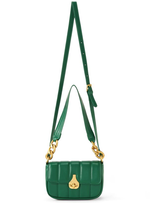 日本 GRL - 2WAY皮質糖果手提小包/腋下包-米杏 (F)