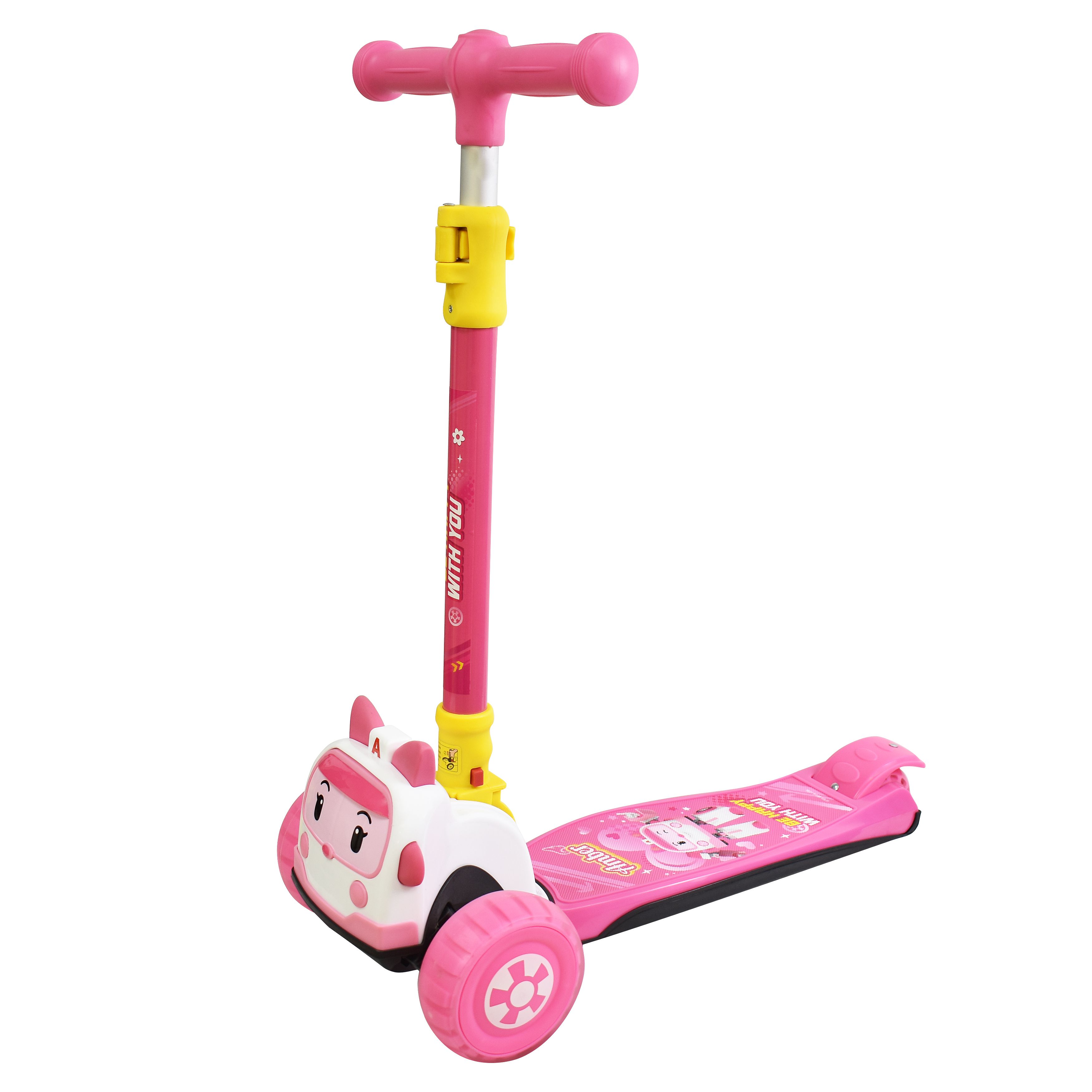 親親 Ching Ching - 台灣唯一正版授權 救援小英雄 AMBER安寶 炫彩兒童滑板車