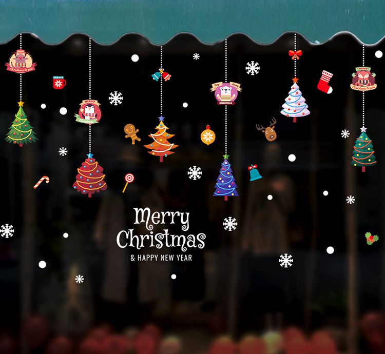 JB Design - 時尚壁貼-聖誕樹掛件XL650 (45cm*60cm)