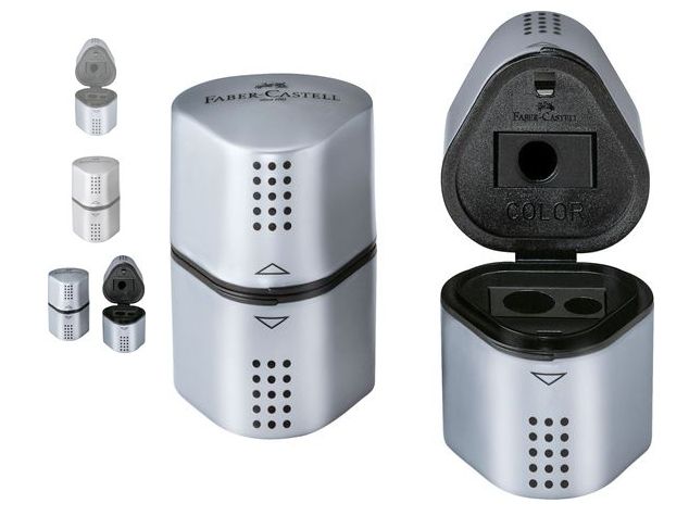 輝柏 FABER-CASTELL - 多功能削筆器-銀色