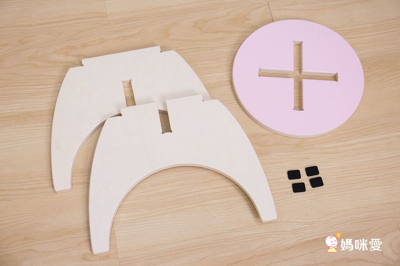 HELLO MONKEY - 兒童椅凳-粉藍