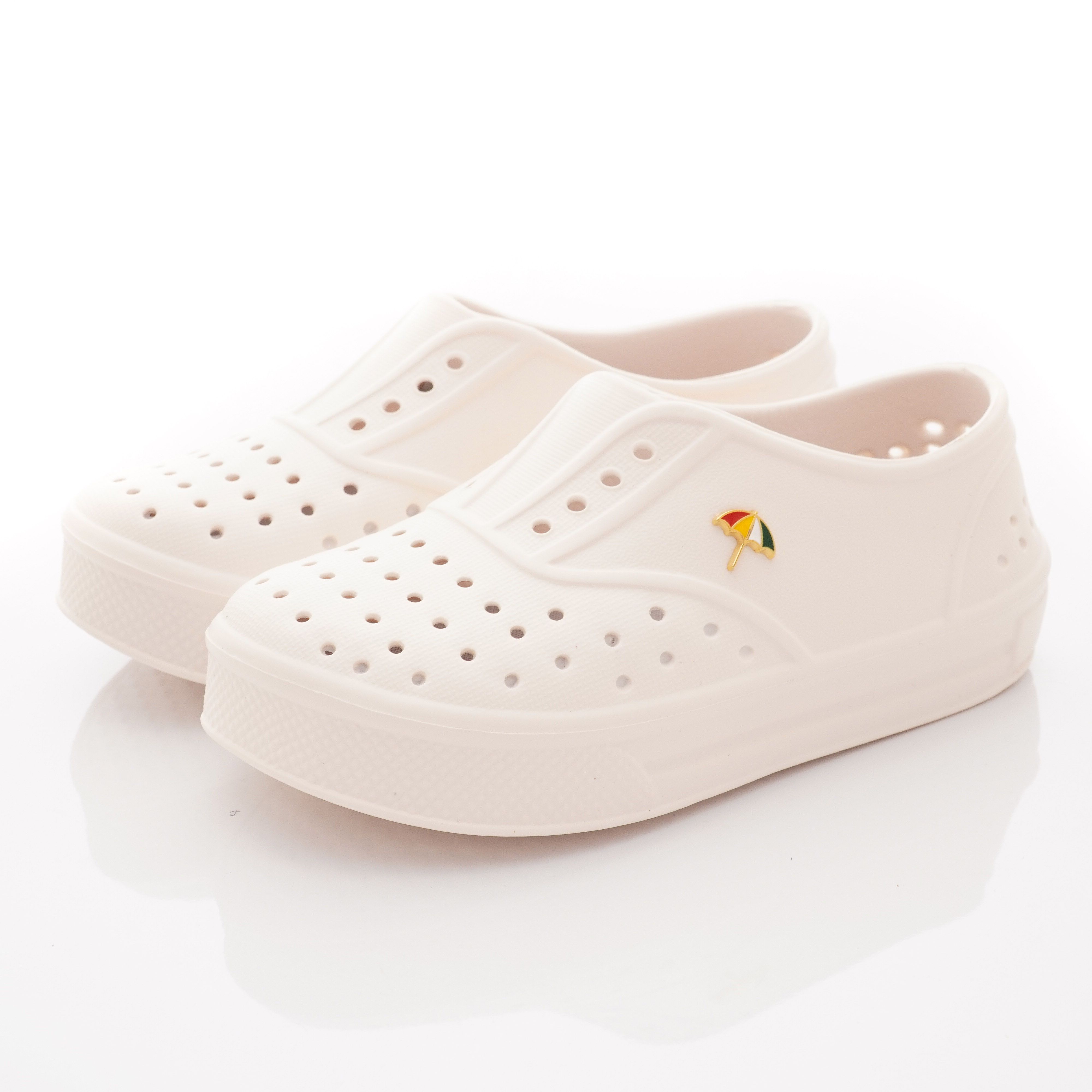 Arnold Palmer 雨傘牌 - 洞洞透氣涼鞋(中小童段)-白