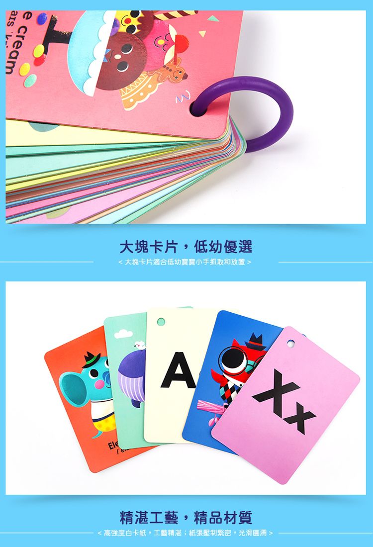 JarMelo 原創美玩 - 七合一英文字卡套裝