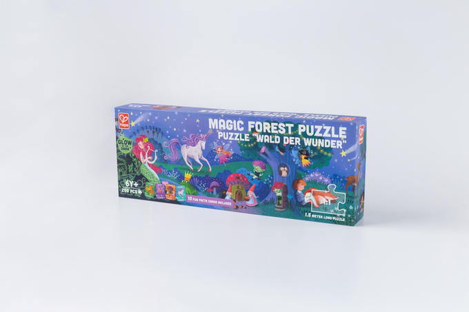 德國 Hape - 魔法森林夜光拼圖-200pcs