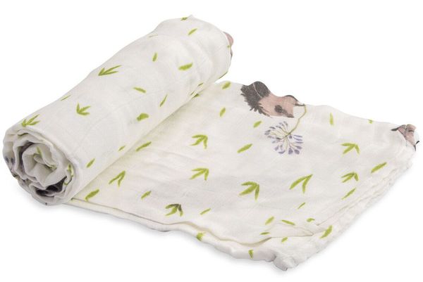 美國 Little Unicorn - 竹纖維紗布巾單入組-刺蝟先生