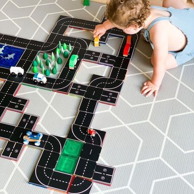 澳洲 Learn & Grow 磁力片 - 道路磁片組 40pcs