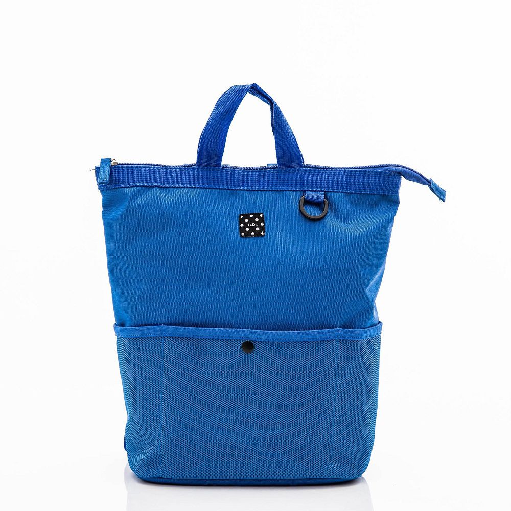 大嘴巴寬口後背包 M 號-法國藍