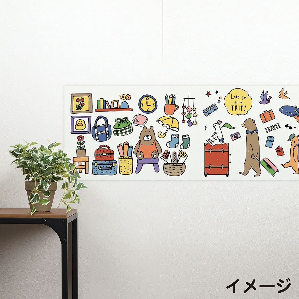 日本 SUN-STAR - 日本兒童塗鴉壁貼卷紙-超人力霸王 (42×237cm)