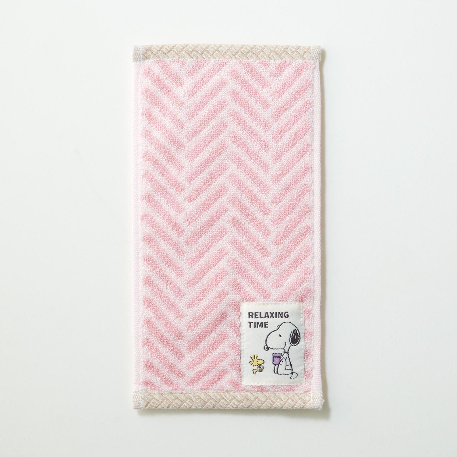 日本千趣會 - 史努比 抗菌除臭加工100%棉手帕-安迪和奧拉夫-藍綠 (約12.5×25cm)