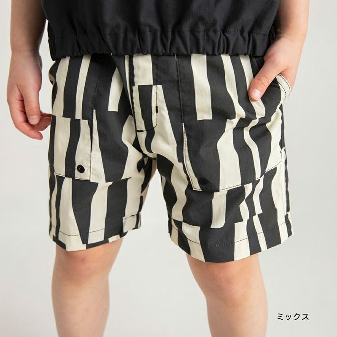 日本 BRANSHES - 夏日必備水陸兩用短褲-素面-黑