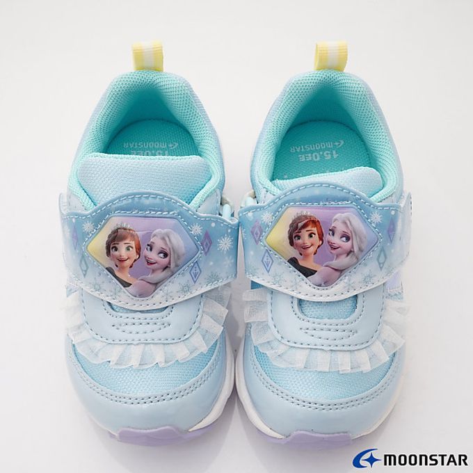 Moonstar日本月星 - 月星冰雪聯名電燈機能童鞋-DNC13109藍(中小童段)-機能運動鞋-藍