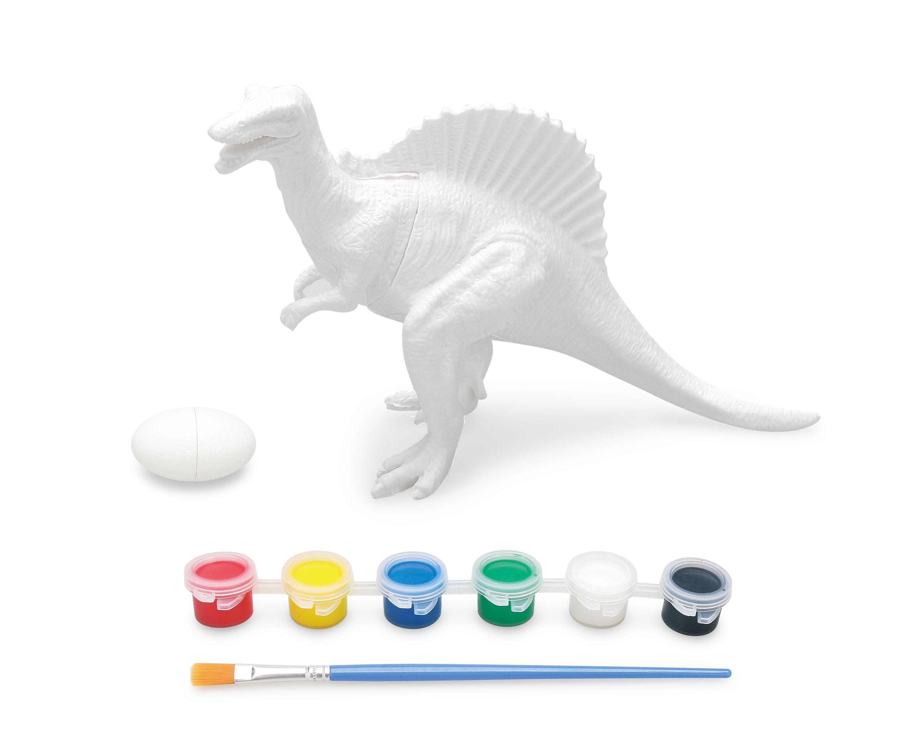 樂彩森林 - DIY恐龍彩繪組-棘背龍(內附恐龍模型與10張恐龍畫紙) (22x6x18)