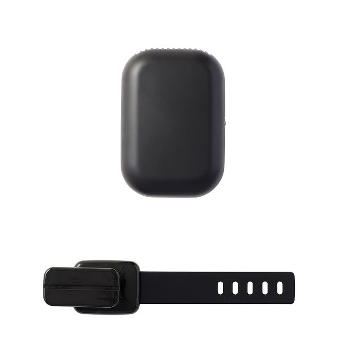 akachan honpo - 嬰兒推車&揹巾用攜帶式風扇-黑色