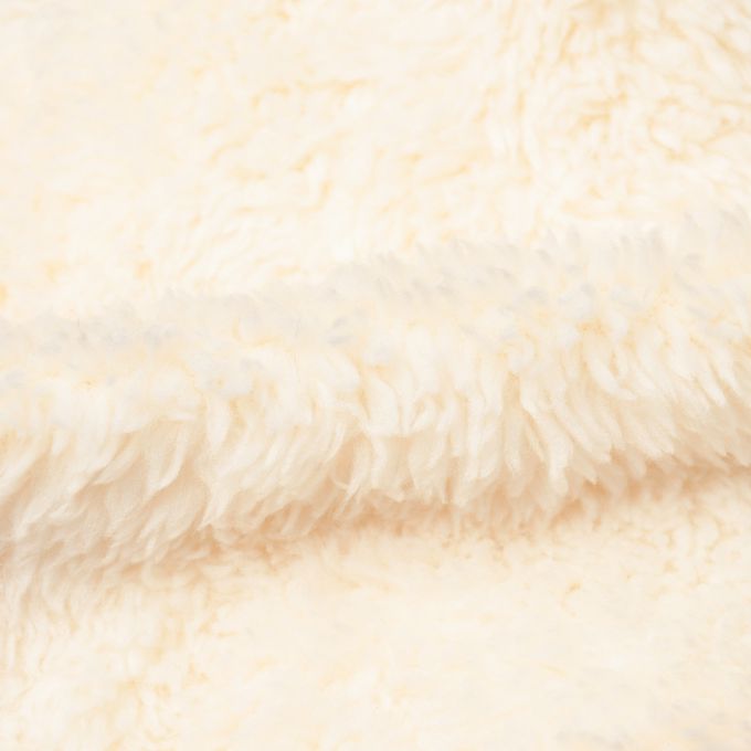 akachan honpo - 球球冬帽-內裡刷毛-象牙白色