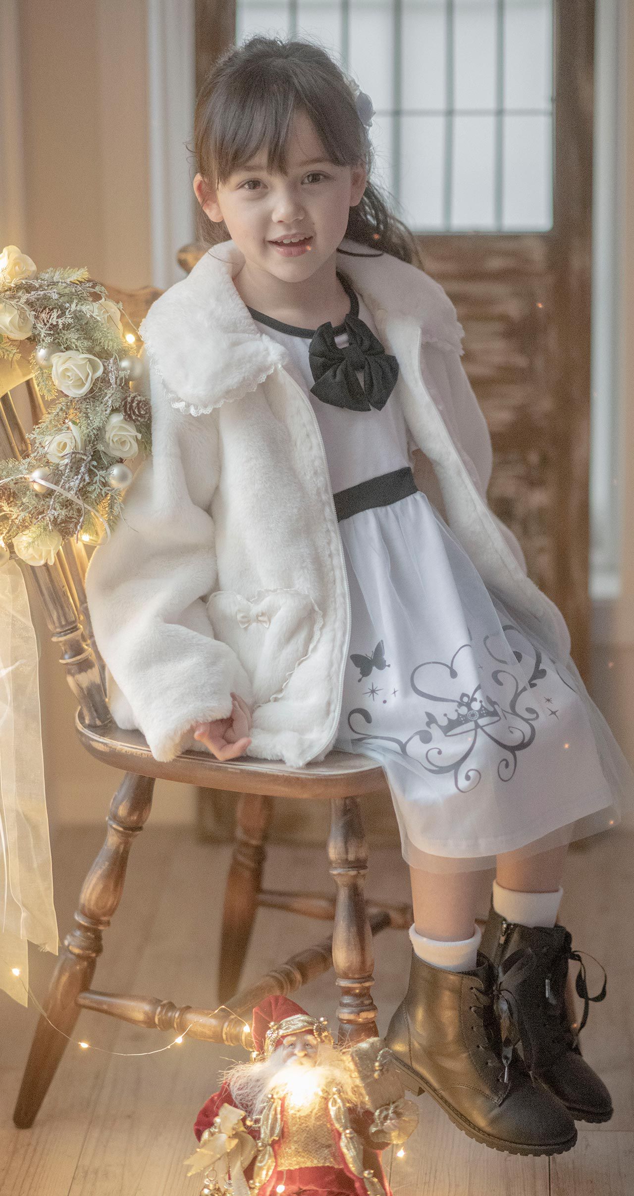 日本 Catherine Cottage - 童話公主薄紗拼接洋裝-水藍