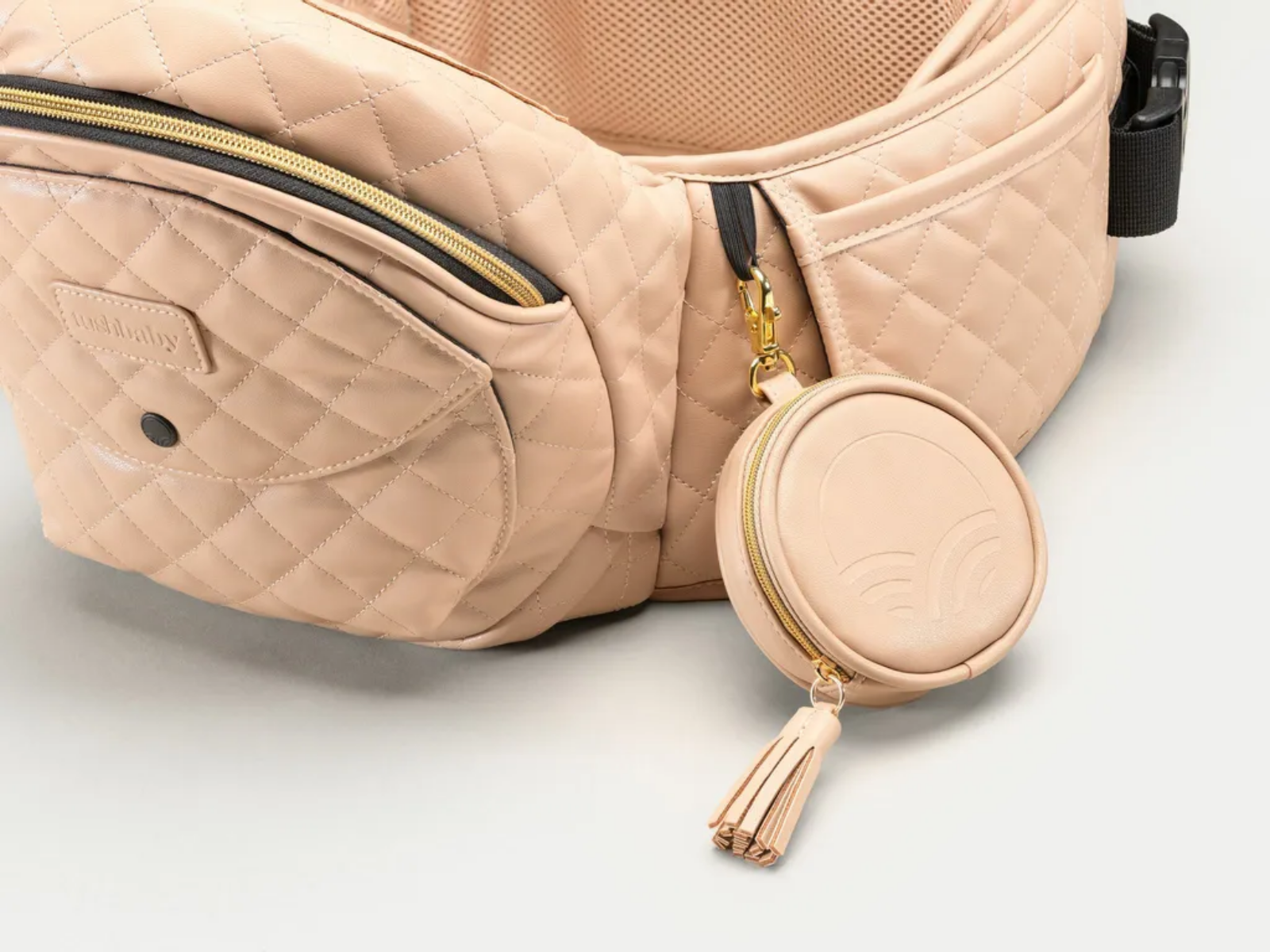 美國Tushbaby - 小圓仔包-玫瑰金 (5.8*5.8*9.5cm)