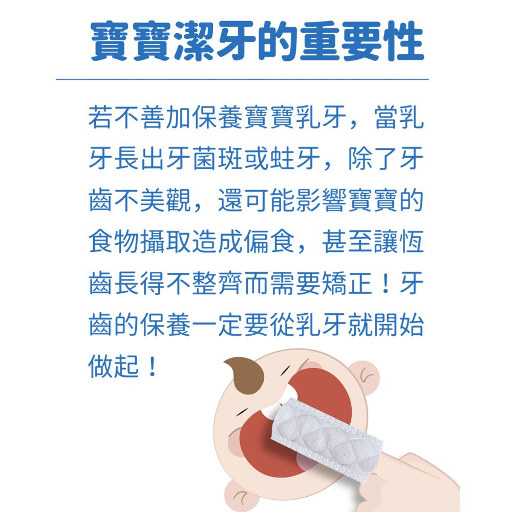 nac nac - 指套潔牙巾(90入/盒)