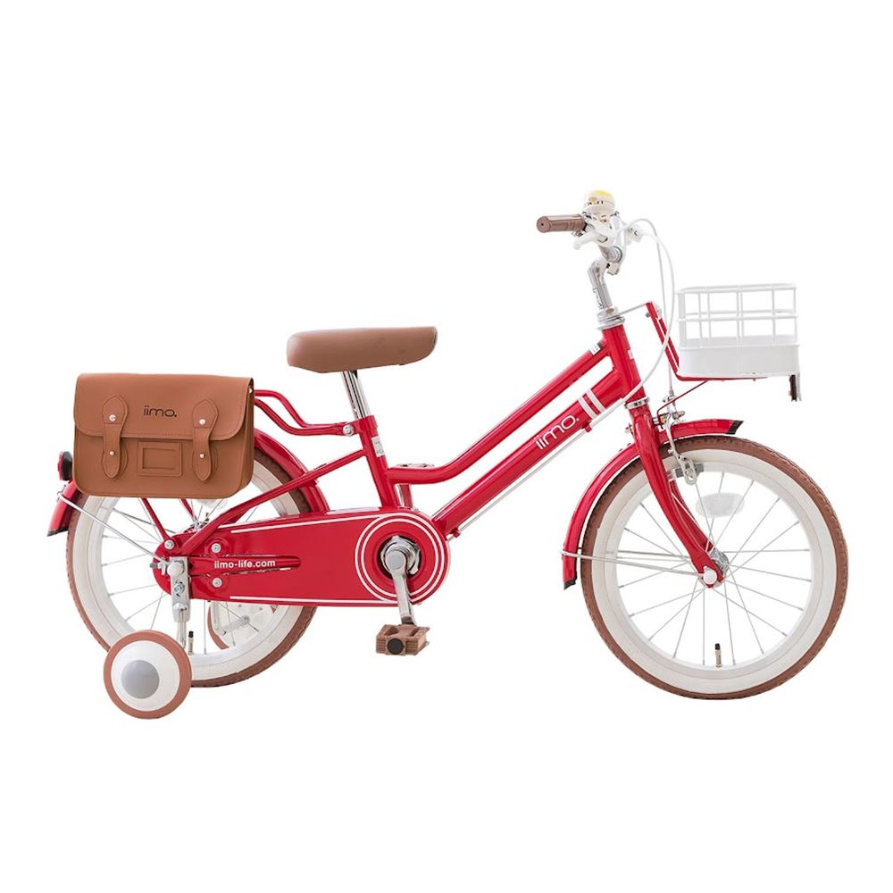 日本iimo - 兒童腳踏車16吋-經典紅
