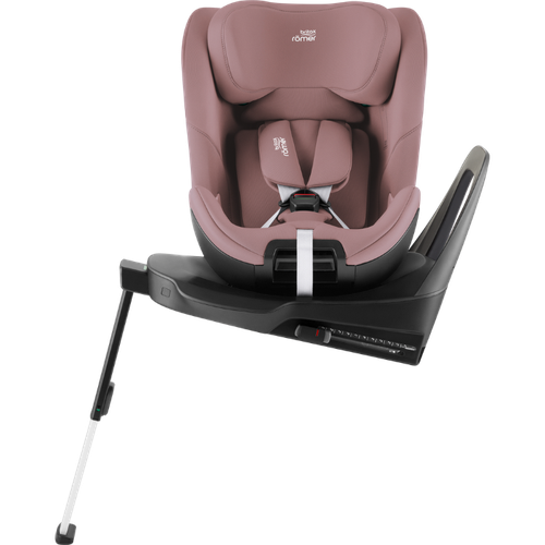 britax römer - 德國SWIVEL 0-7歲ISOFIX 360度旋轉汽座-沙漠玫瑰-(贈皮椅保護墊)