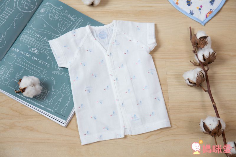 日本 Combi - mini系列-純棉紗布肚衣-鳥