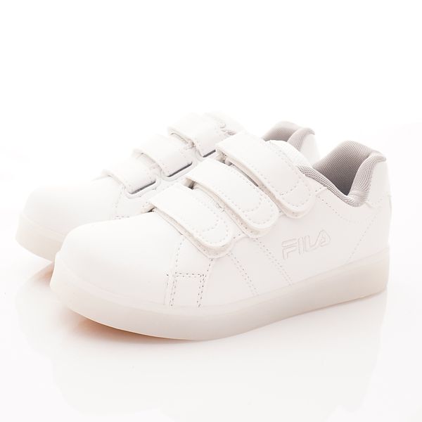 FILA - FILA童鞋-電燈板鞋款(中大童段)-白