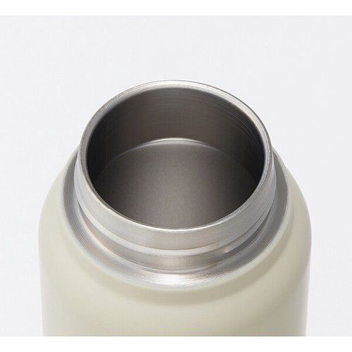 日本 SKATER 代購 - 不鏽鋼雙層真空保冷保溫瓶-上蓋提把-淺粉-500ml