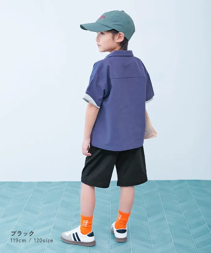 日本 devirock - [快乾防皺]可烘乾防污機能五分褲-可可