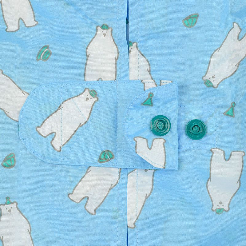 akachan honpo - 雨衣-白熊-淡藍色