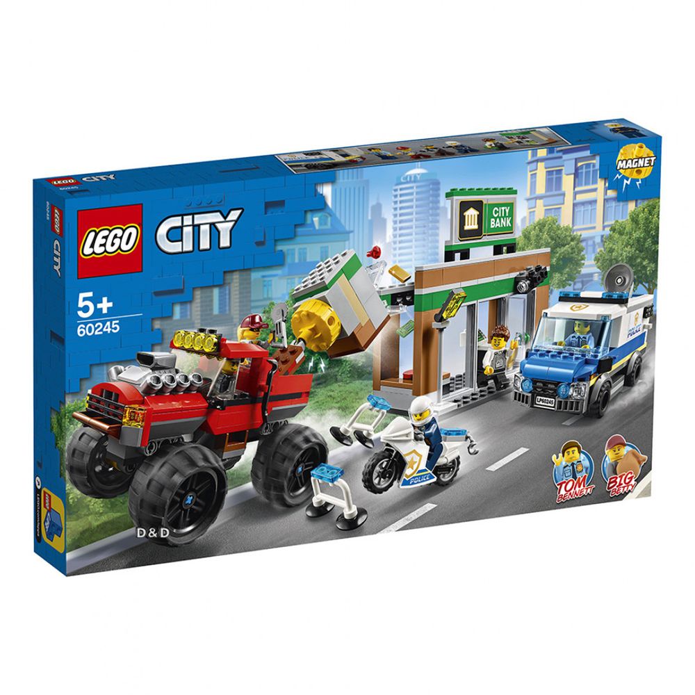 樂高 LEGO - 樂高 CITY 城市警察系列 -  警察巨輪卡車搶案 60245-362pcs