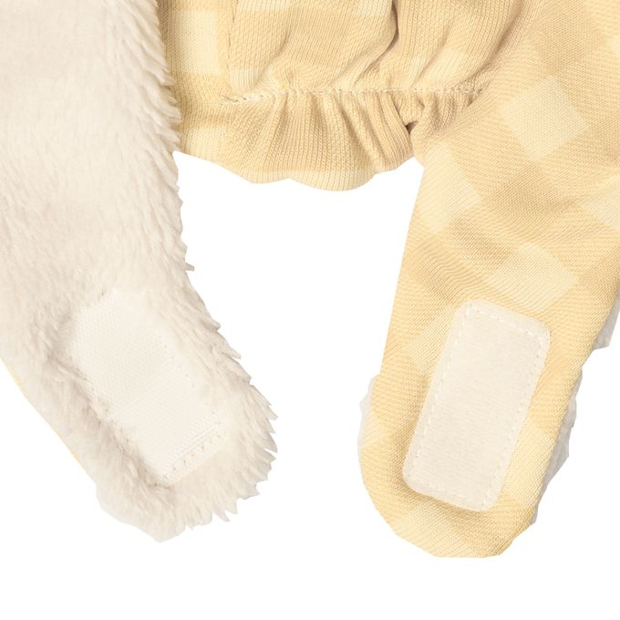 akachan honpo - 刷毛帽-動物-象牙白色