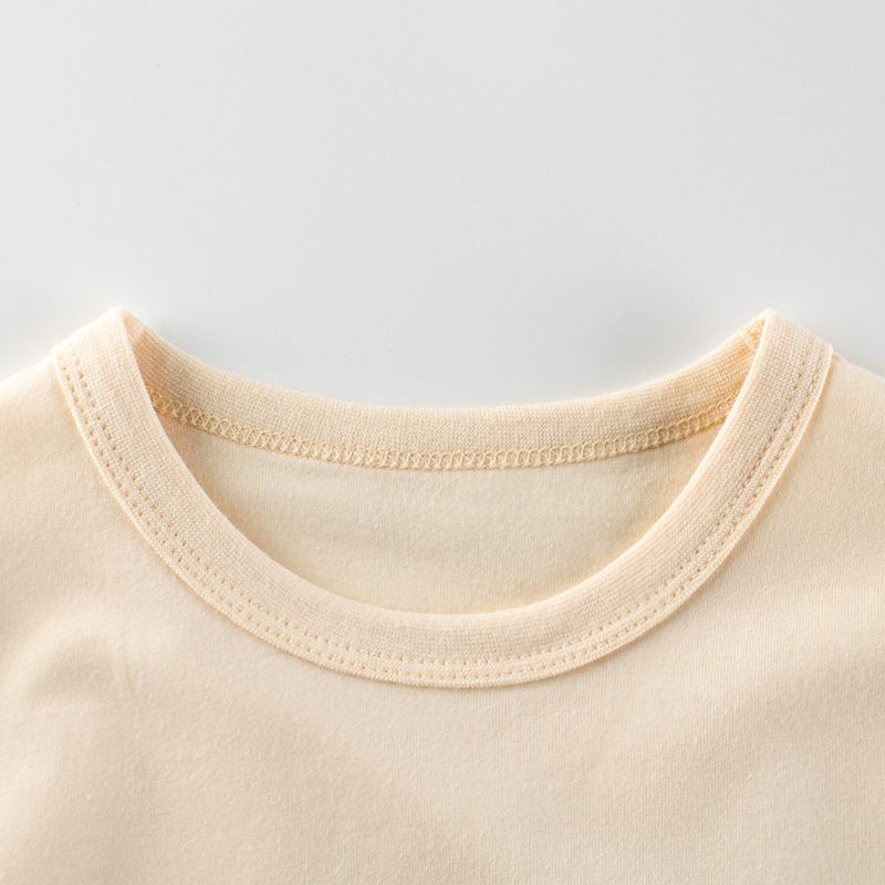 純棉短袖上衣-FUNNY DAY-杏色