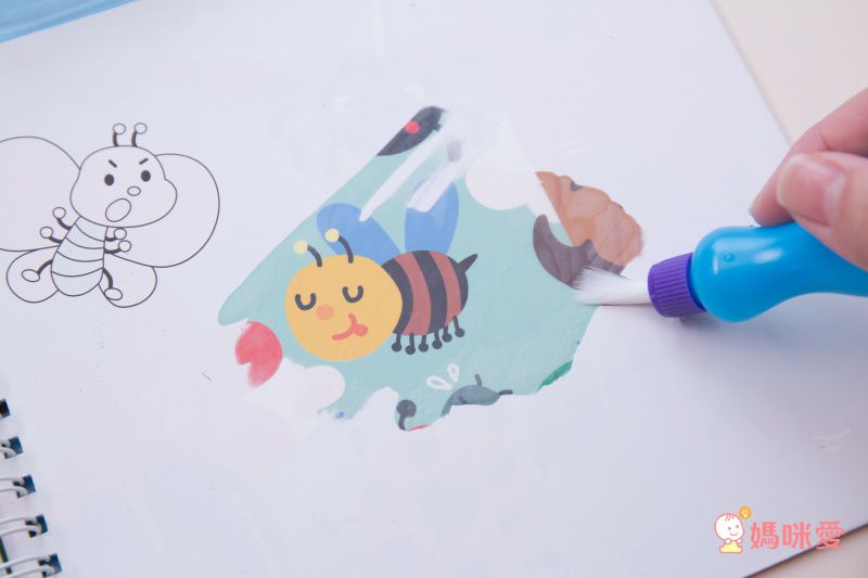 寒假獨享！幼福忍者兔水畫遊戲冊、塗鴉指印畫