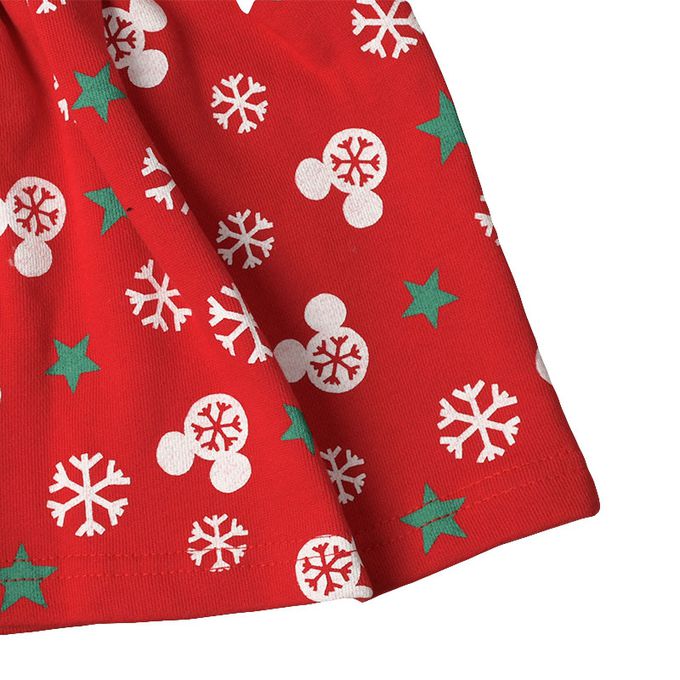 akachan honpo - 米妮滿版圖案洋裝-紅色