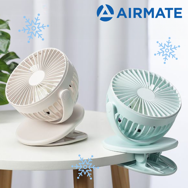 夏季必備神器！艾美特隨身小風扇 AIRMATE