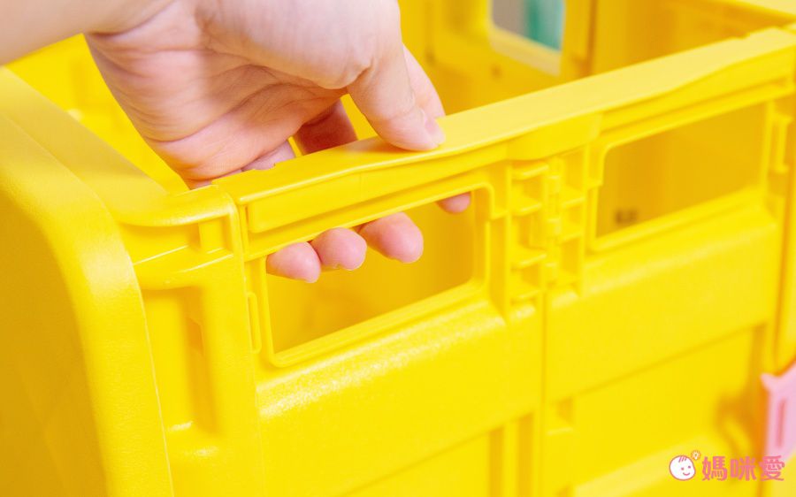 韓國 Damda - 購物車-57L/承重30kg-天藍+黃-42X36.5x40cm