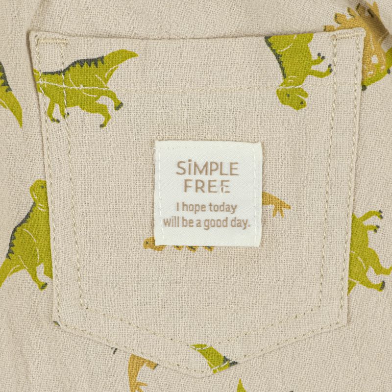 akachan honpo - 5分褲-麻料風-象牙白色