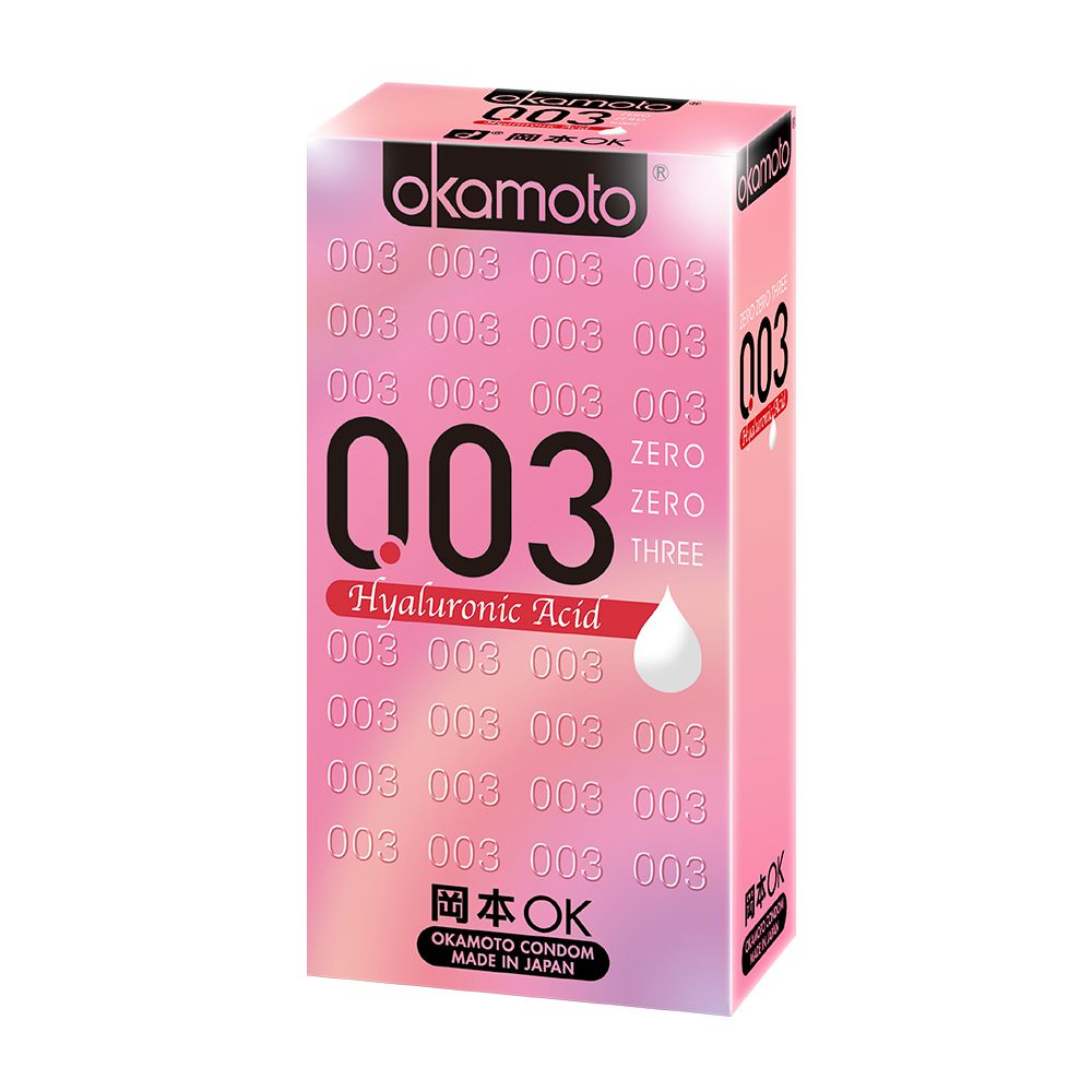 Okamoto 岡本 - 003HA玻尿酸保險套-6入裝
