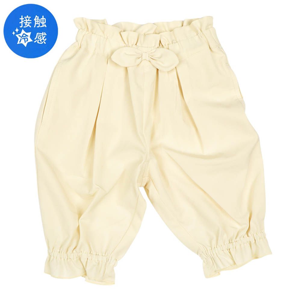 涼感7分褲-象牙白色