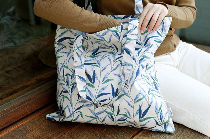 韓國製 - 牛津布環保袋/購物袋-花花世界 (41X43cm)